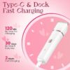 Effortless Grooming: Women’s Electric Pubic Hair Trimmer with Replaceable Ceramic Blades - Image 2