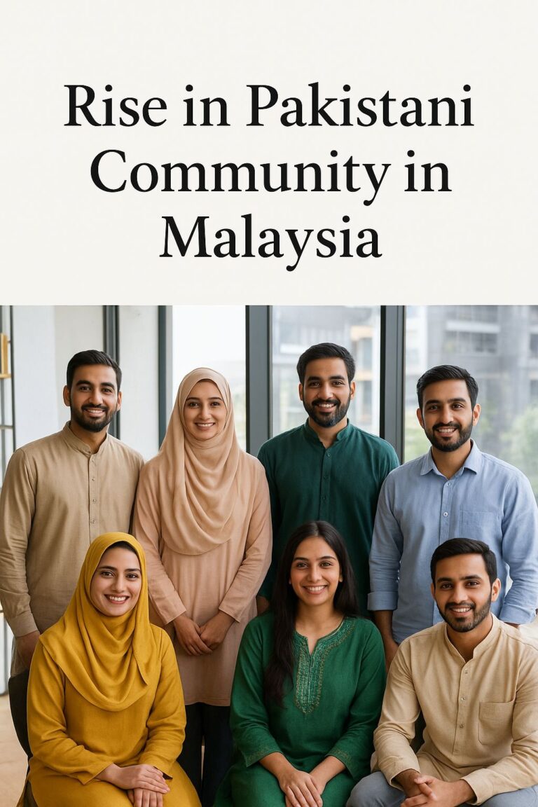 ملائیشیا میں بڑھتی ہوئی پاکستانی کمیونٹی