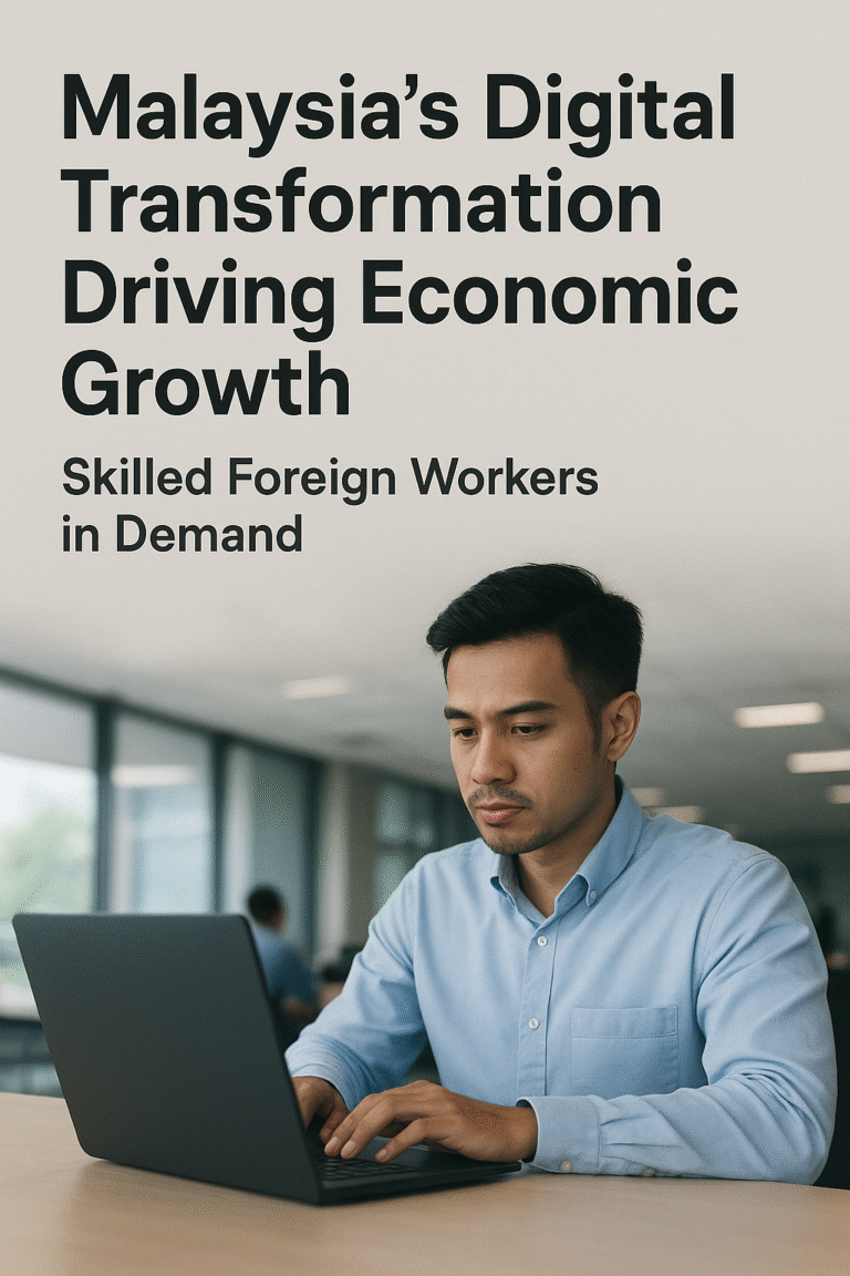 ملائیشیا میں ہنر مند غیر ملکیوں کے لیے نئے مواقع، غیر ہنر مند مزدوروں کے لیے چیلنجز